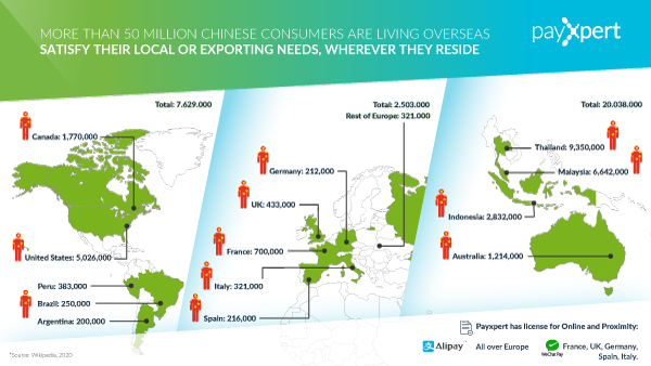 chinese payments map